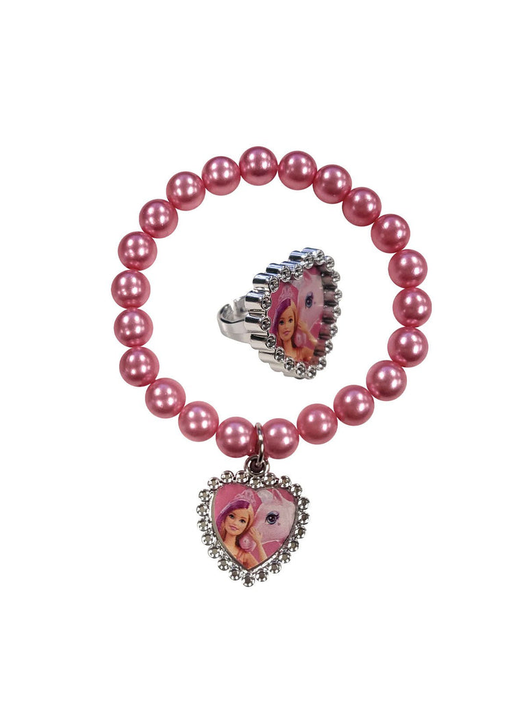 Barbie Bracelet And Ring Set - Child Rubies