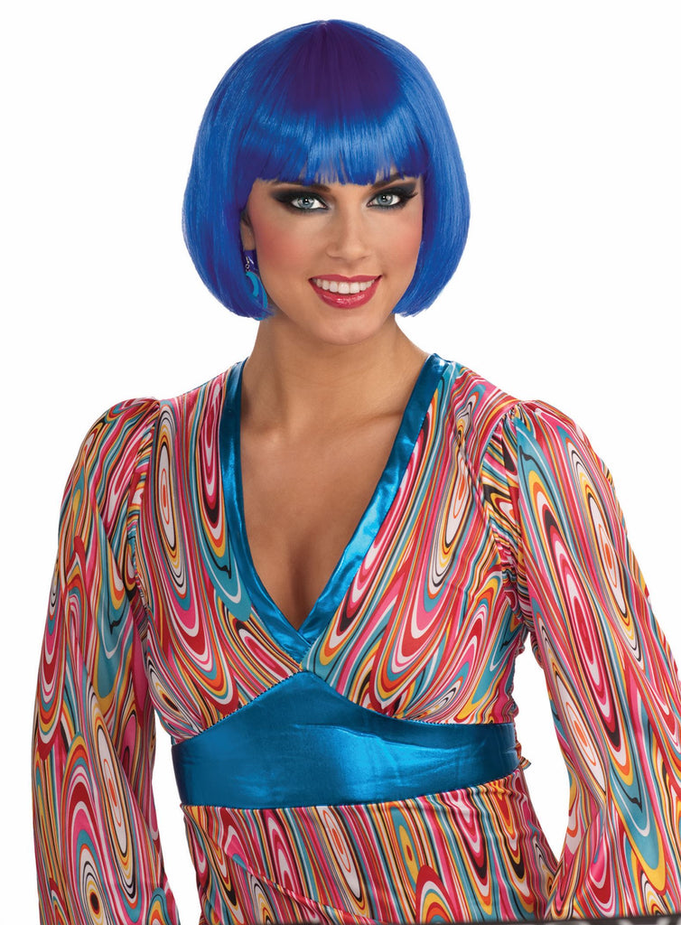 Blue Bob Wig Adult Rubies
