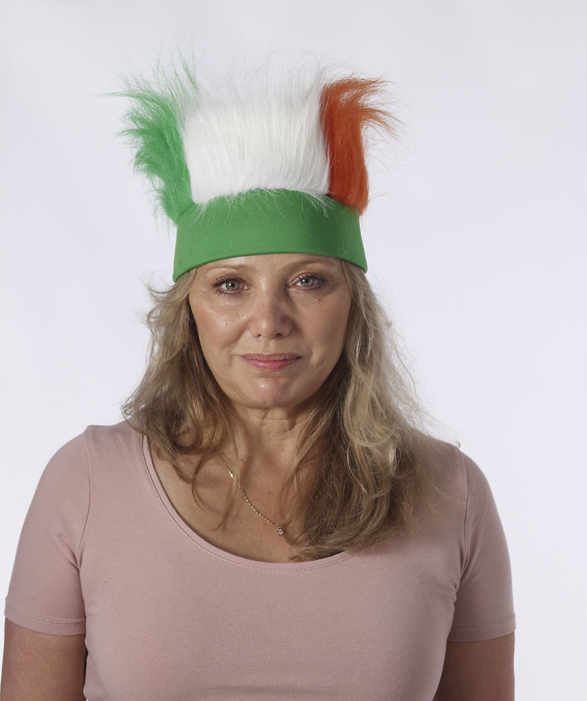 St. Patricks Day Fur Headband - Adult Rubies