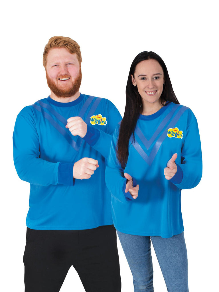 The Wiggles Blue Costume Top, Adult