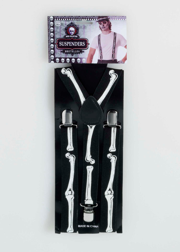 Skeleton Suspenders - Adult Rubies