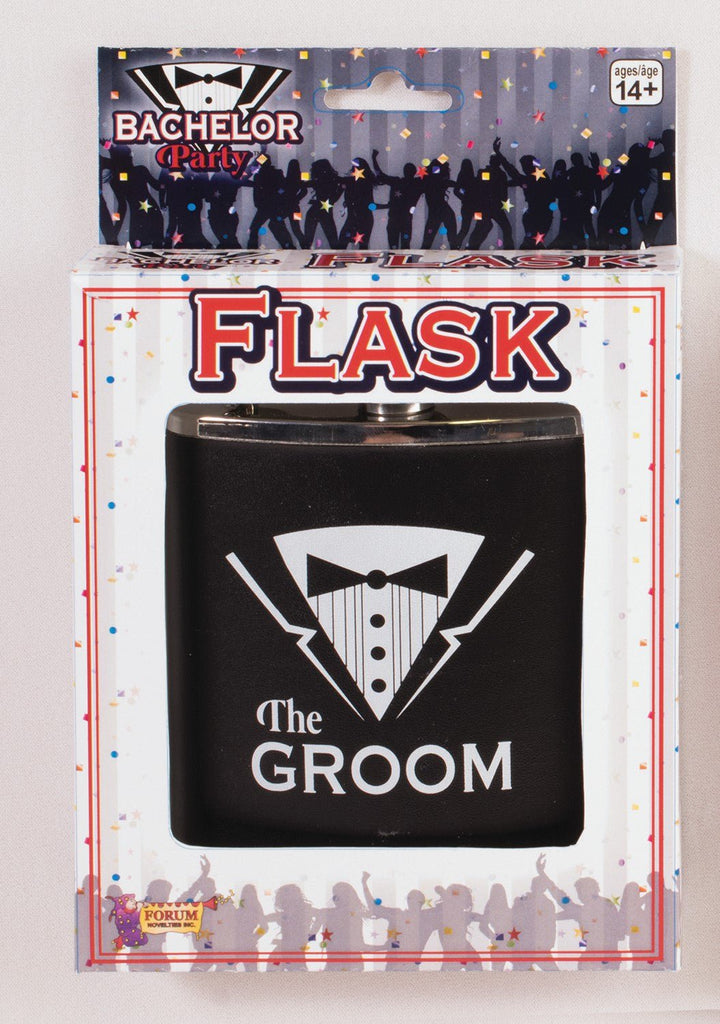 Bachelor Party Flask - Groom Rubies