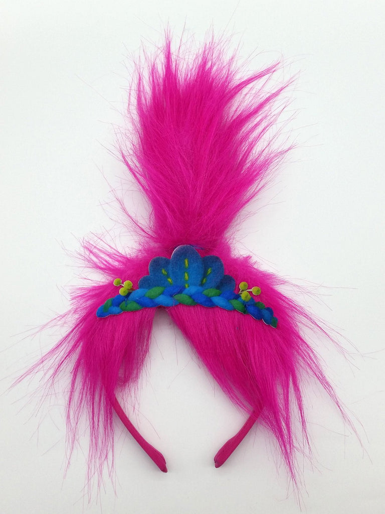 Trolls Poppy - Headband With Attached Hair Rubies