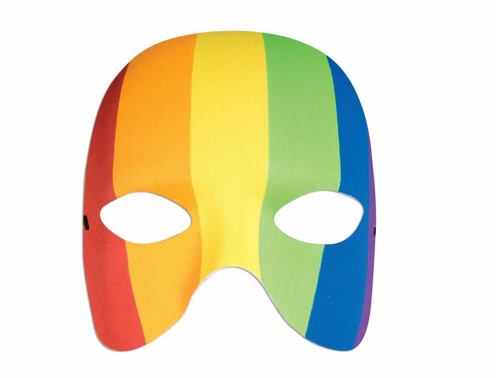 Half Mask - Rainbow - Adult Rubies