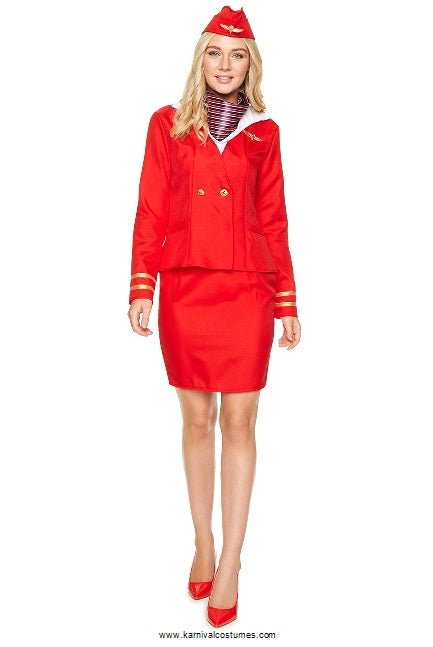 Red Flight Attendant Karnival