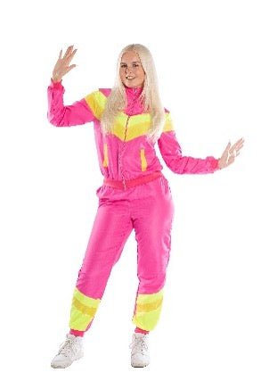 Neon Pink Shell Suit Karnival
