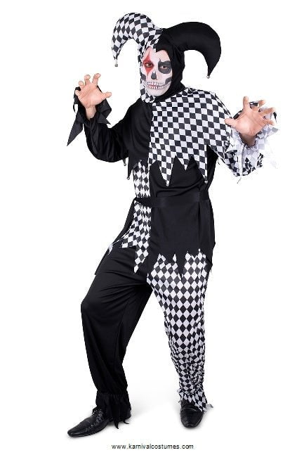 Evil Harlequin Costume Karnival