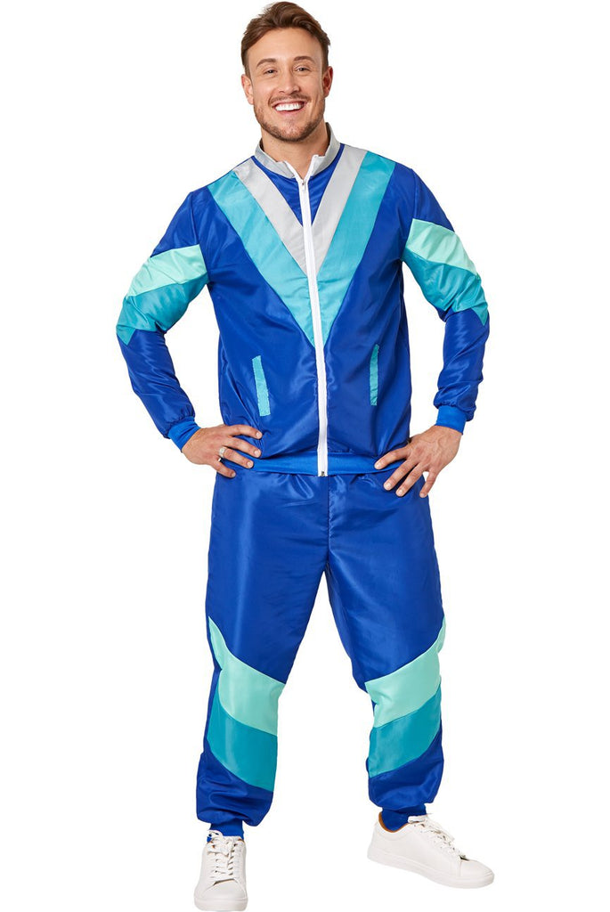 80's Shell Suit Dark Blue Karnival