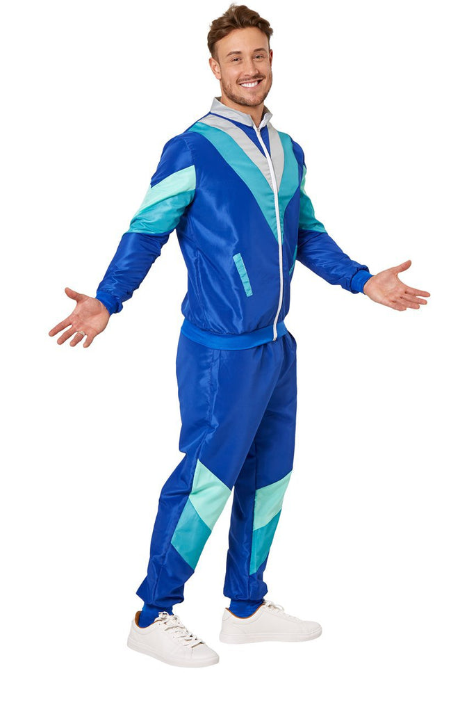 80's Shell Suit Dark Blue Karnival