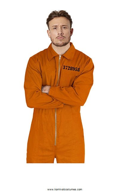 Orange Prisoner Jumpsuit Karnival