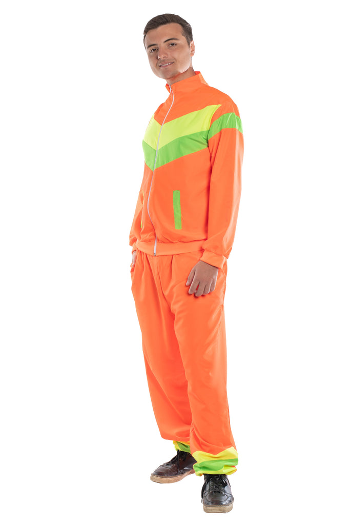 Neon Orange Shell Suit Karnival