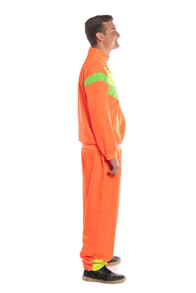 Neon Orange Shell Suit Karnival