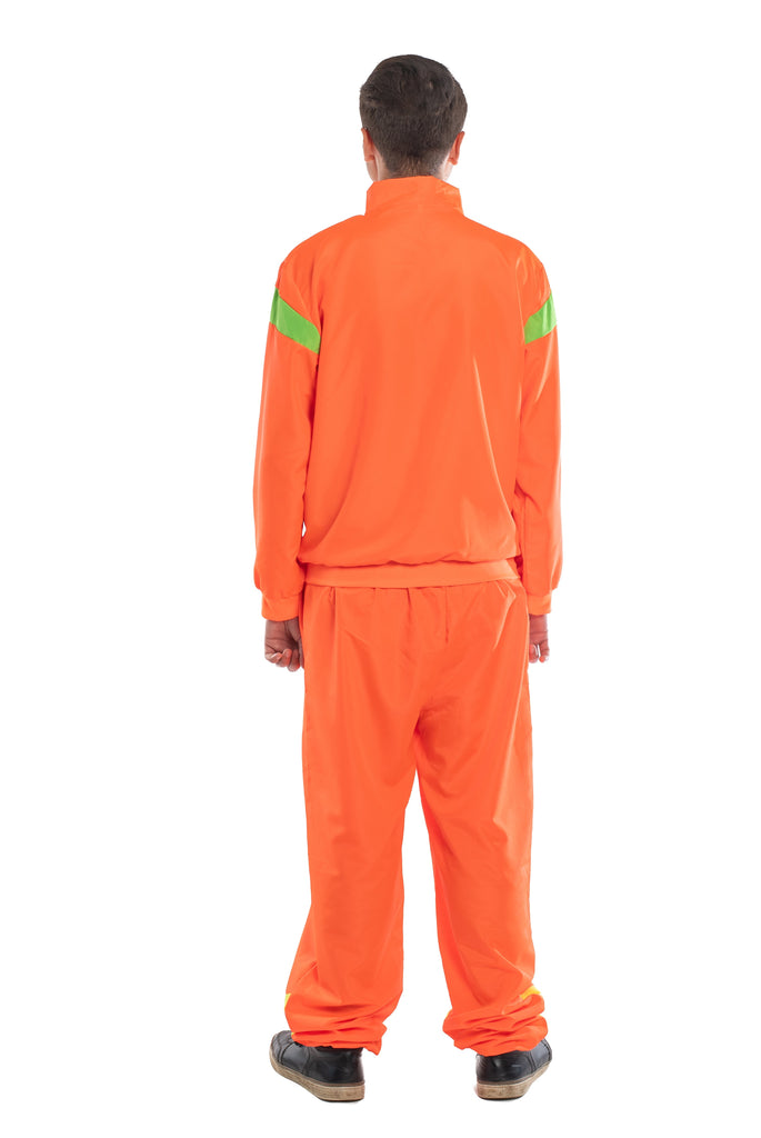Neon Orange Shell Suit Karnival