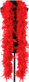 Feather Boa - Red Karnival