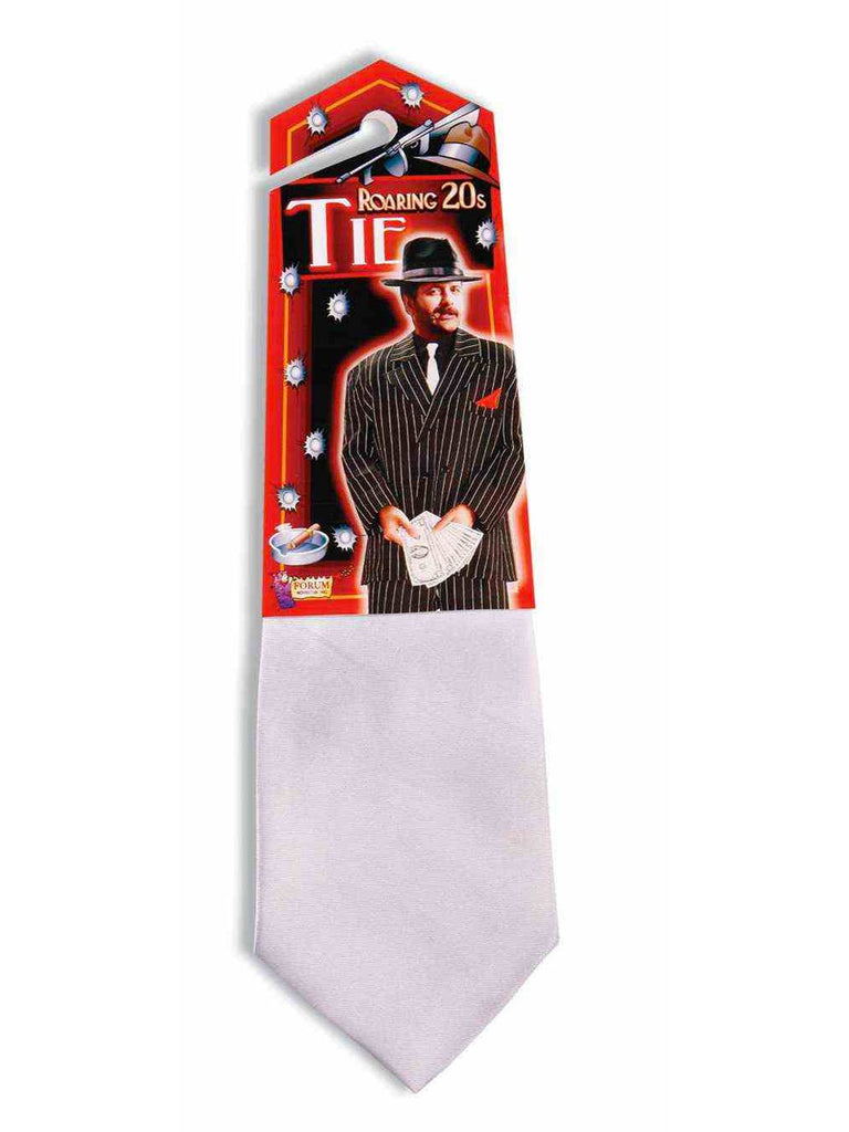 Gangster Tie - White Rubies