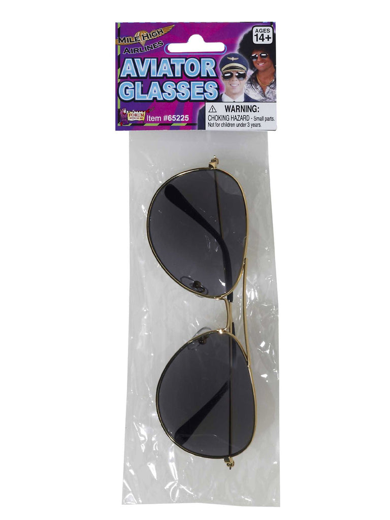 Aviator Glasses - Gold Rubies