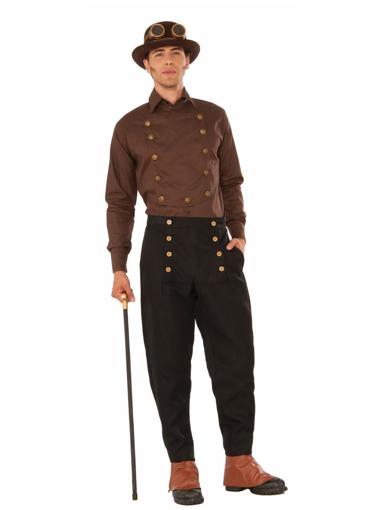 Steampunk Brown Shirt Rubies