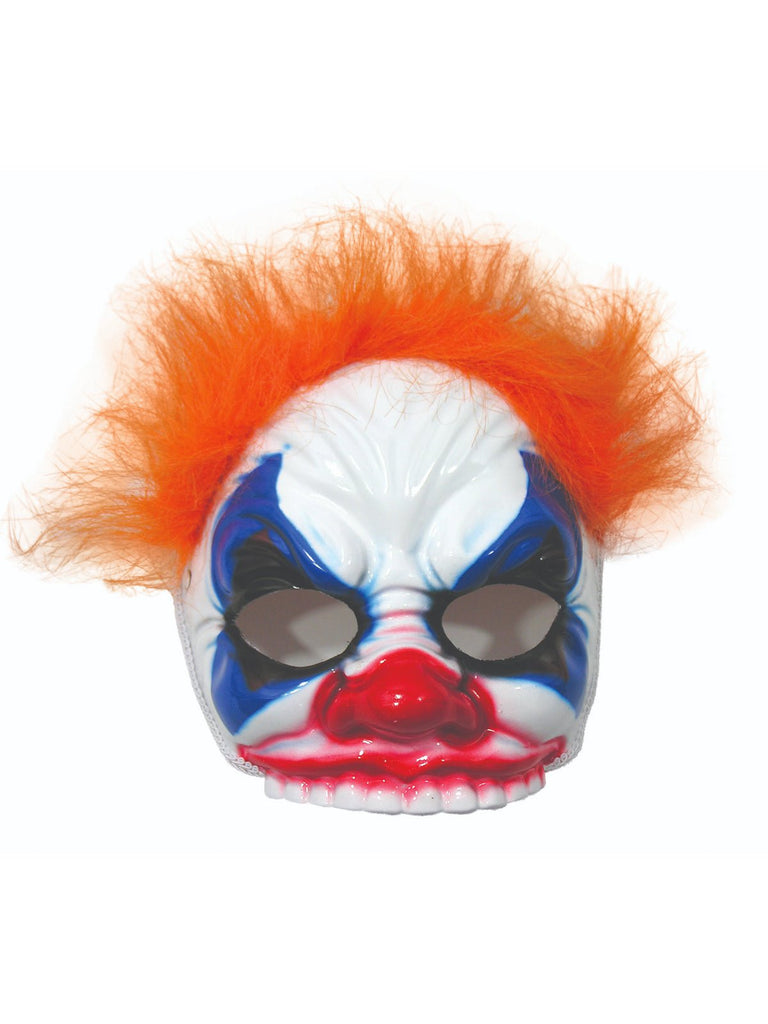 Evil Clown With Hair Mask Rubies