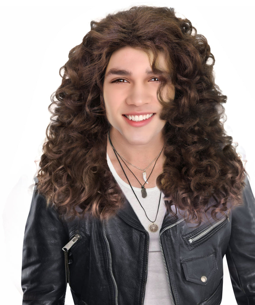 HPO 80's Wavy Rock Wig Halloween Party Online