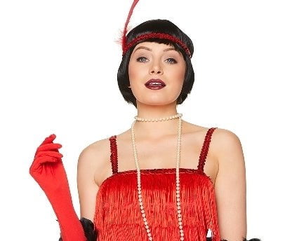 Red Flapper Headband Karnival