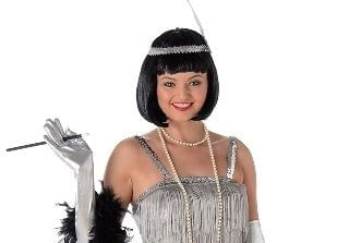 Silver Flapper Headband Karnival