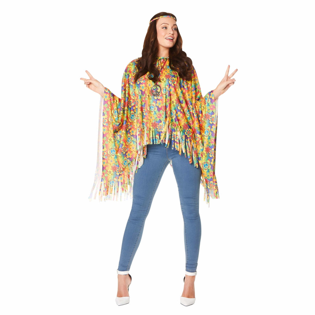 Flower Power Poncho - Party Australia