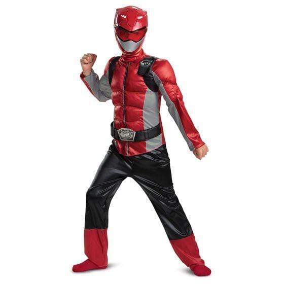 Red Ranger Beast Morpher Classic Muscle Costume - Party Australia