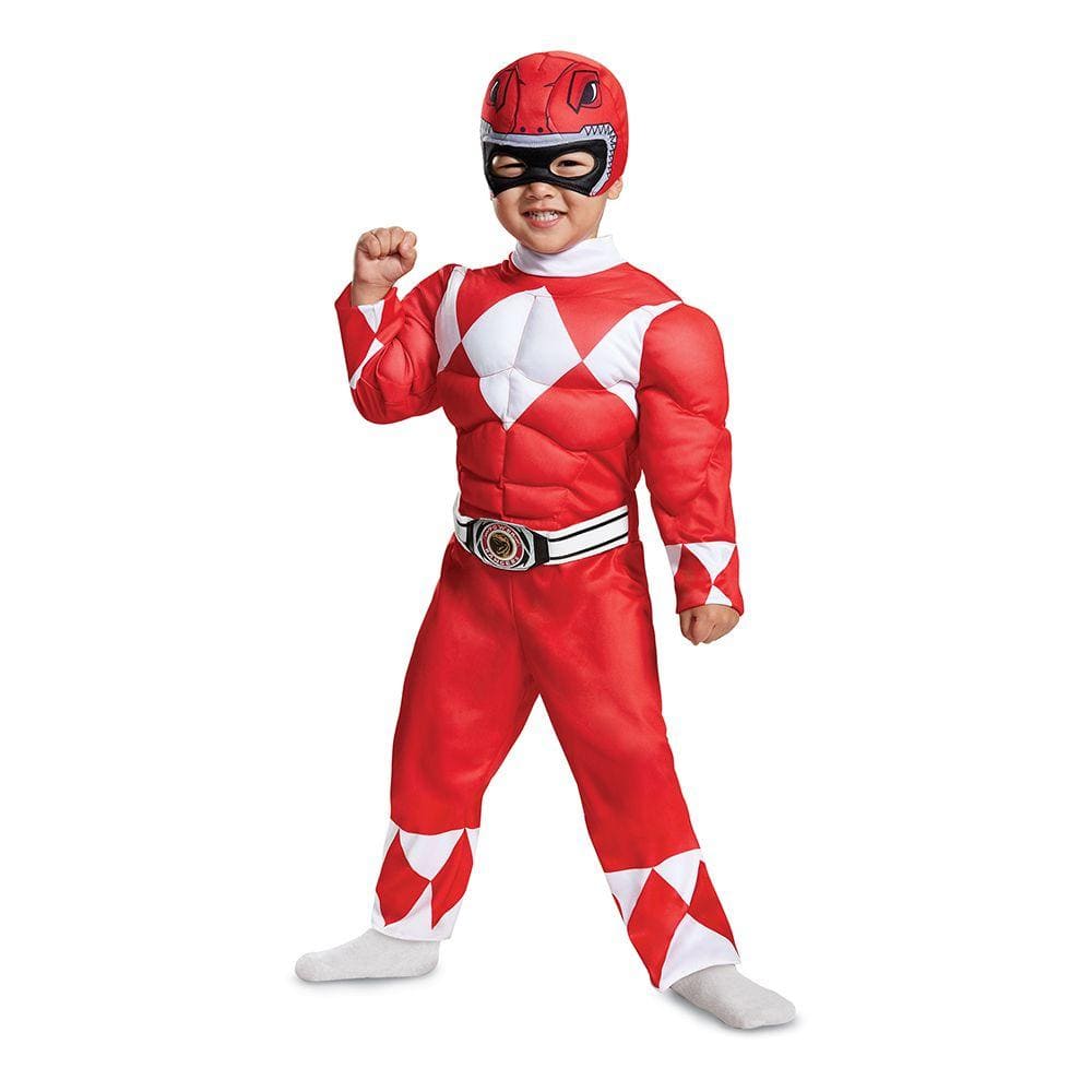 Red Ranger Toddler Muscle Costume - Party Australia