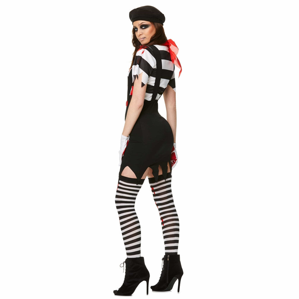 Zombie Mime Girl Costume - Party Australia