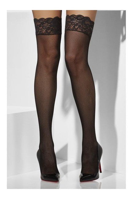 Lace Tops Fishnet  Stockings Hold Ups