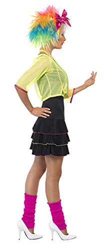 Women's 80's Pop Tart Costume, Top, Dress and Headband, Back to The 80's, Serious Fun, Size 10-12, 38823 Yellow/Black Costumes Online Australia