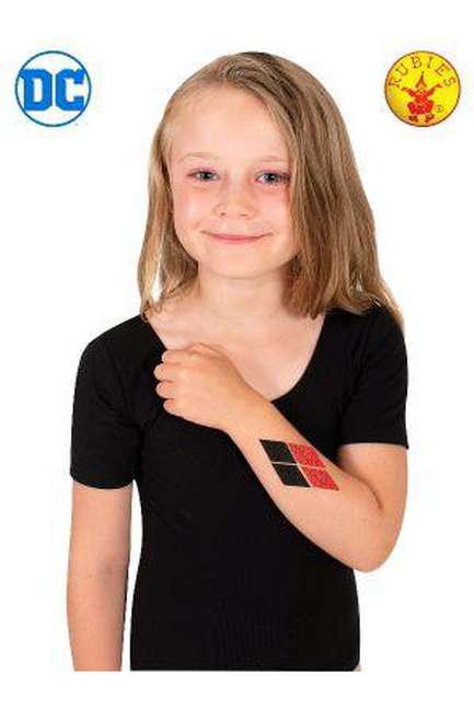 Harley Quinn Glitter Tattoo