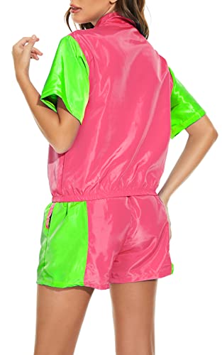 Women Retro 80's 2 Piece Track Suit Costumes Online Australia