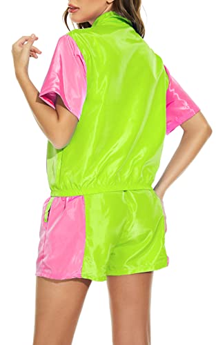 Women Retro 80's 2 Piece Track Suit Costumes Online Australia