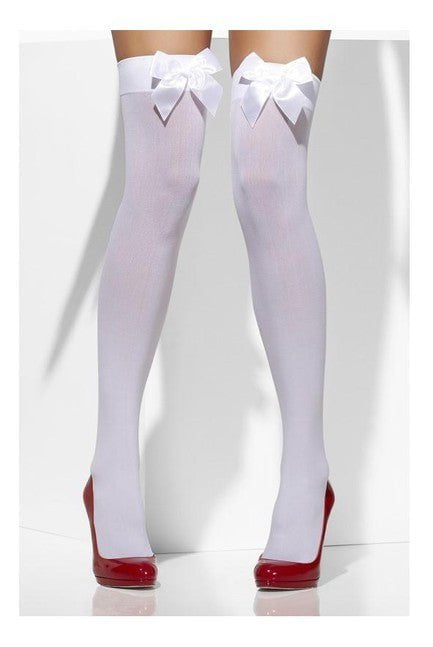 Opaque Hold Ups with Bows