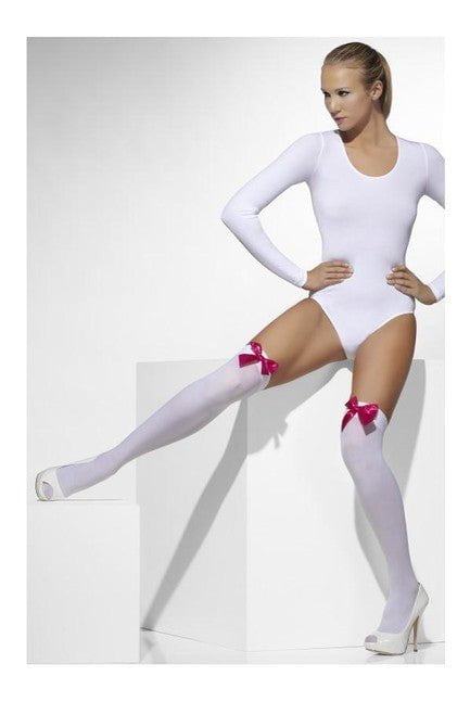 Opaque Hold Ups with Bows