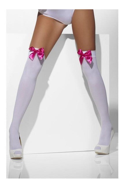 Opaque Hold Ups with Bows