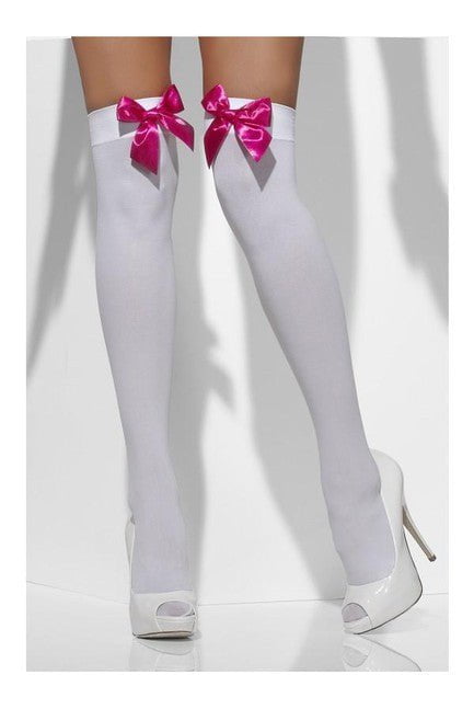 Opaque Hold Ups with Bows