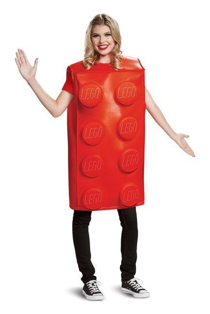 Red Brick Adult Costume - Costume Market