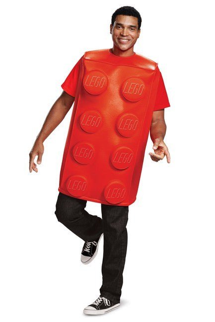 Red Brick Adult Costume - Costume Market