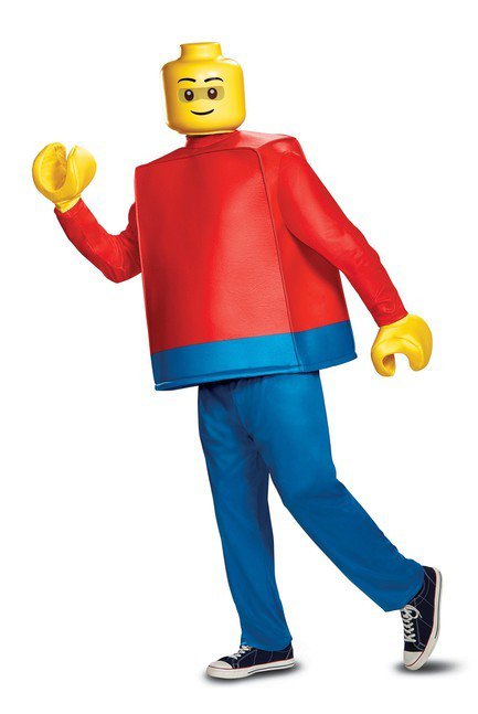 Lego Guy Deluxe Adult Costume - Costume Market