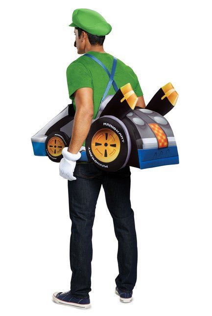 Luigi Kart Adult Costume - Costume Market