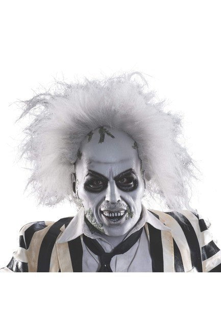 Beetlejuice Overhead Mask with Hair - Costume Market