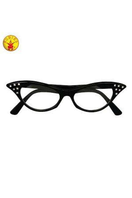 50's Black Adult Glasses - Costume Market