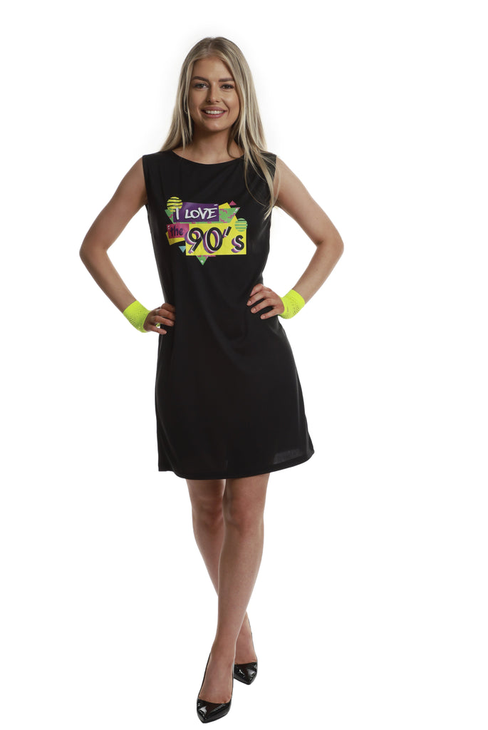 Black Ladies 90's Dress Karnival