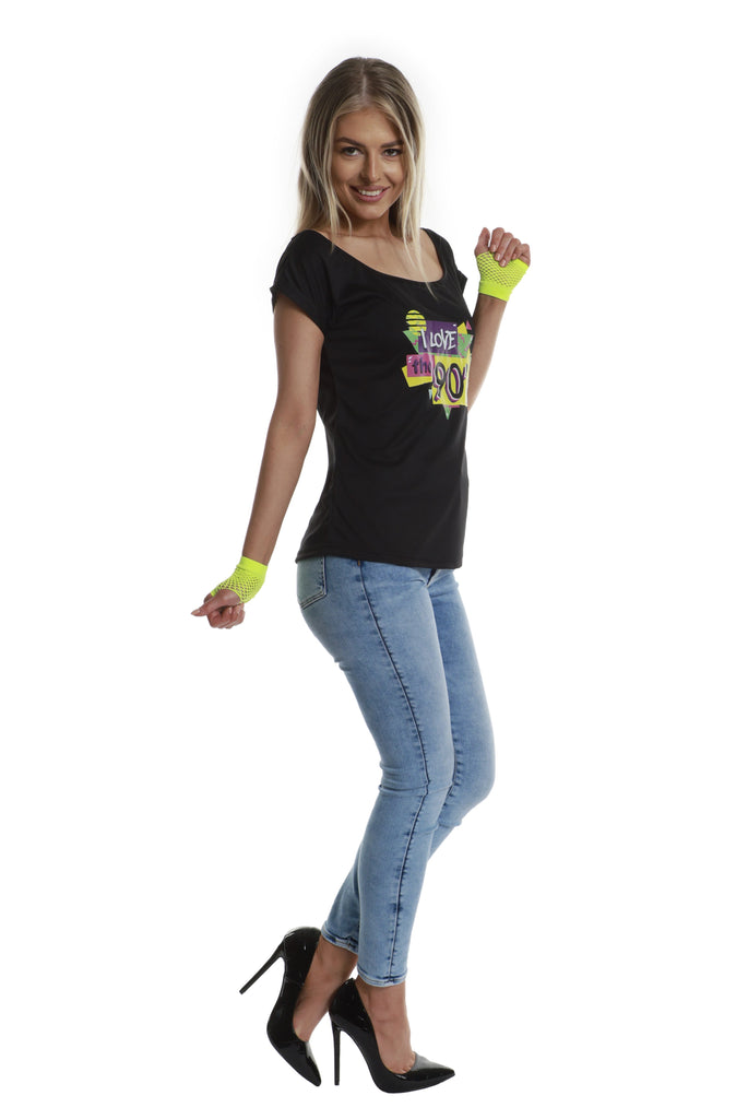 Black Ladies 90's Tee Karnival