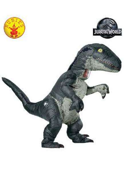 Velociraptor Blue Inflatable Costume, Adult