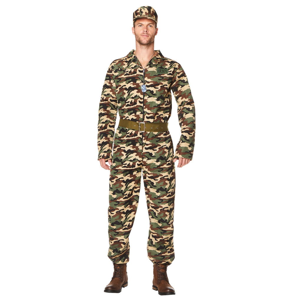 Camo Suit Costume - Costumes Online Australia