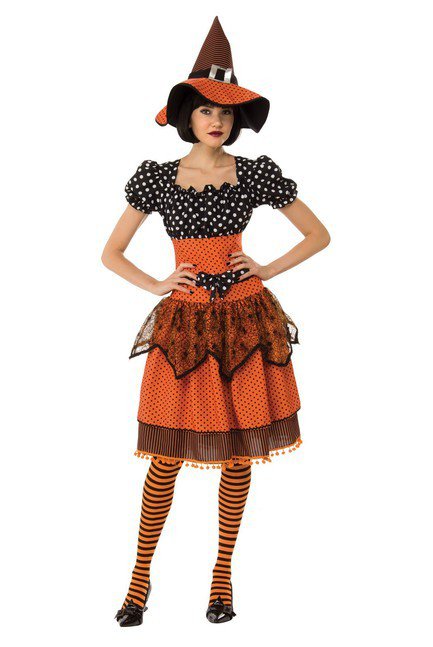 Polka Dot Witch Adult Costume - Costume Market
