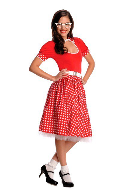50's Nerd Girl Adult Costume - Costume Market